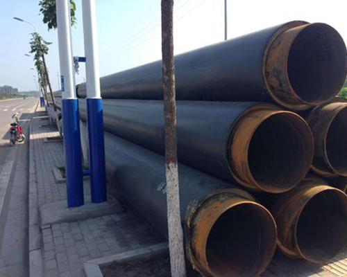 武威市城北集中供熱項目熱力管網聚氨酯直埋保溫管、管件